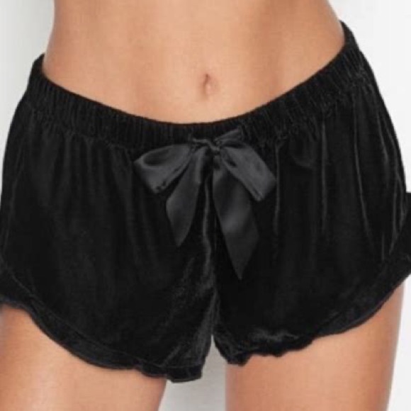 Victoria's Secret Other - Victoria’s Secret Black velvet shorts